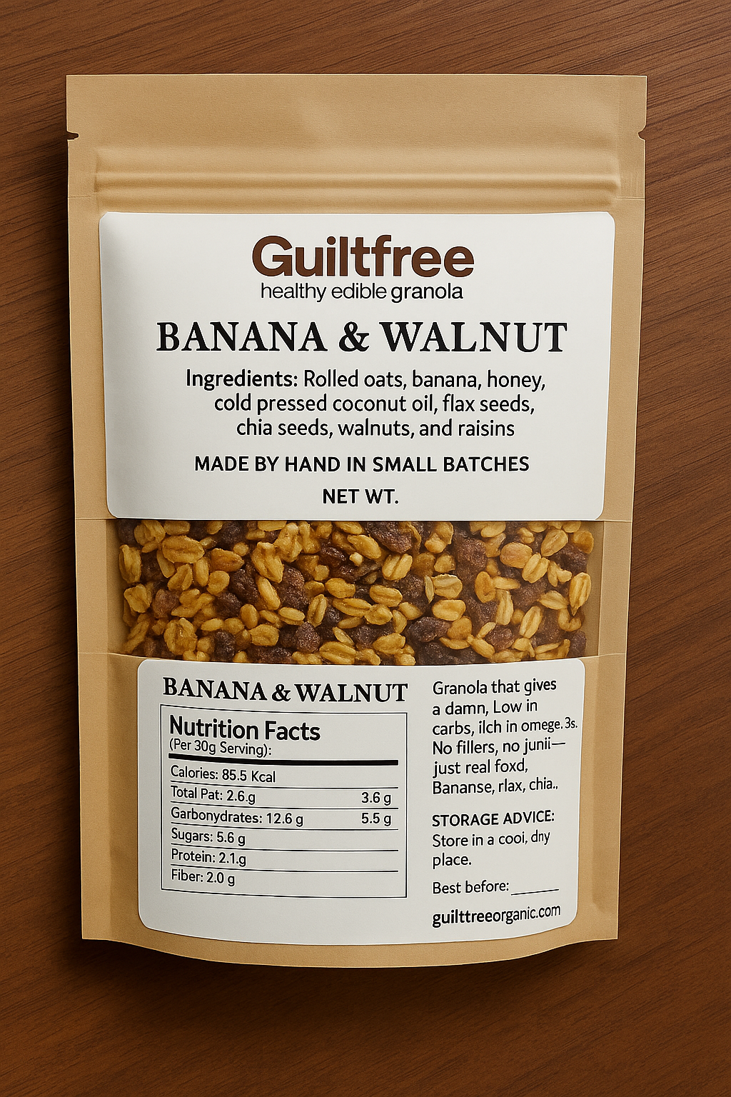 Banana Walnut Granola
