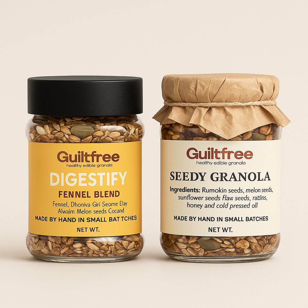 Seedy Granola+ Digestify (A perfect pair—140g of granola fuel & 140g of Seed strength)