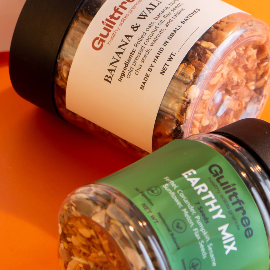 Banana Walnut Granola + Earthy Seed Mix Combo