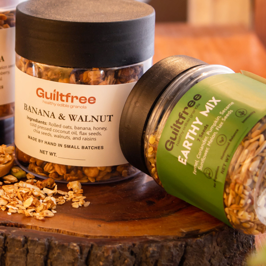 Banana Walnut Granola + Earthy Seed Mix Combo