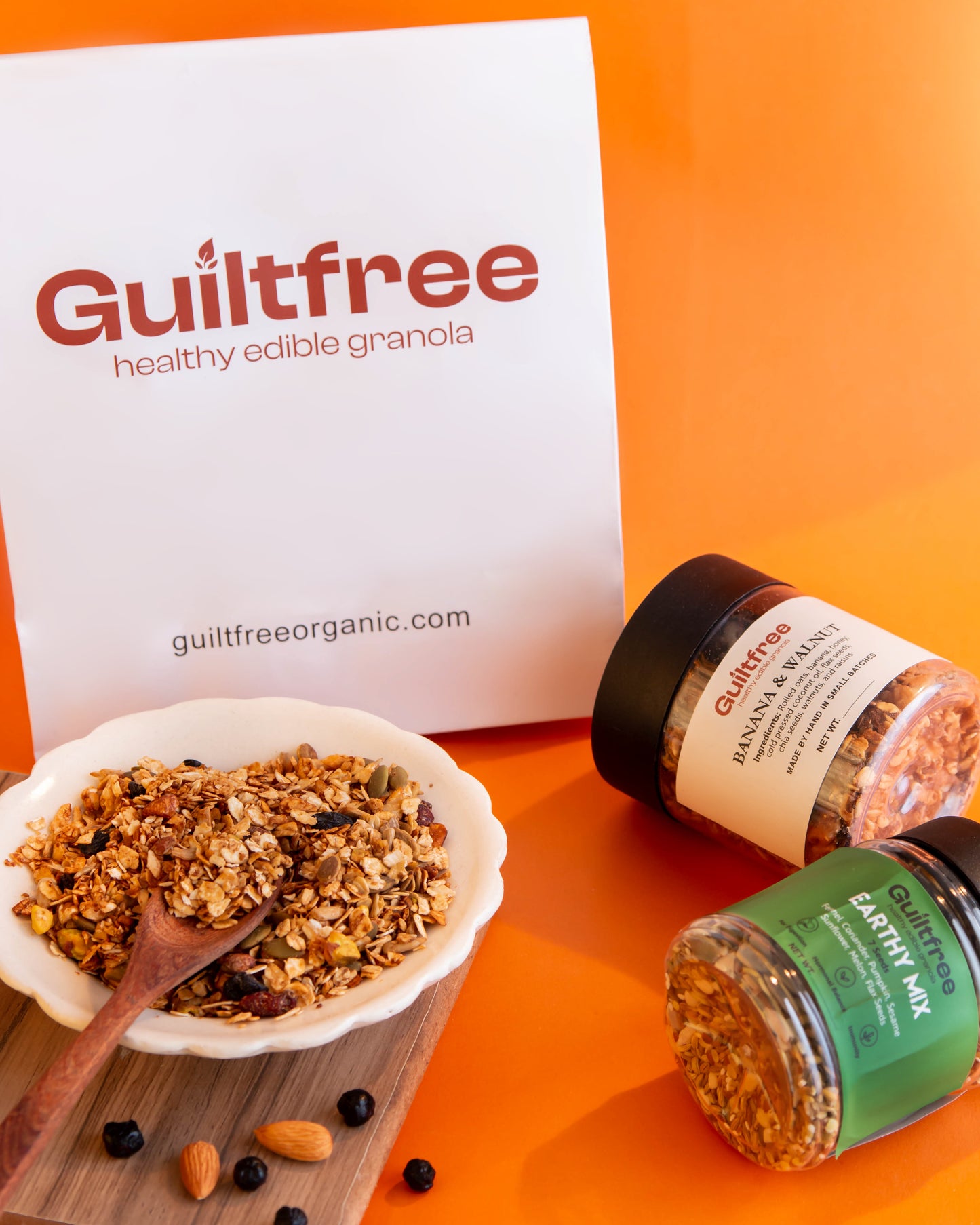Banana Walnut Granola + Earthy Seed Mix Combo