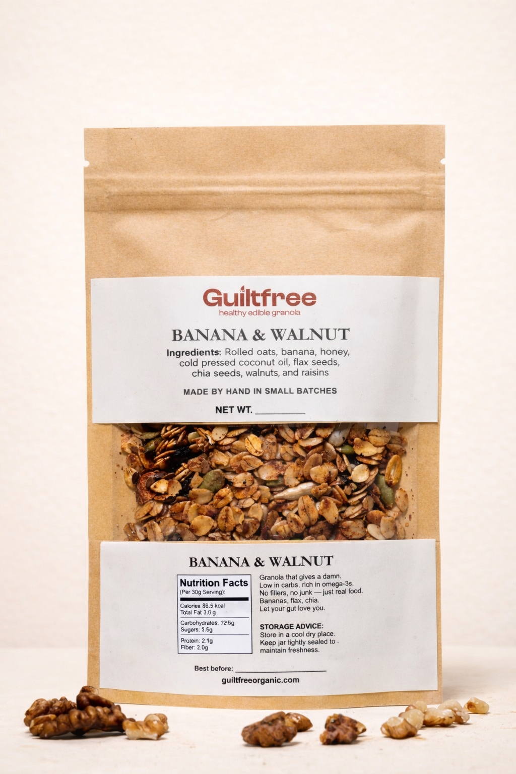 Banana Walnut Granola